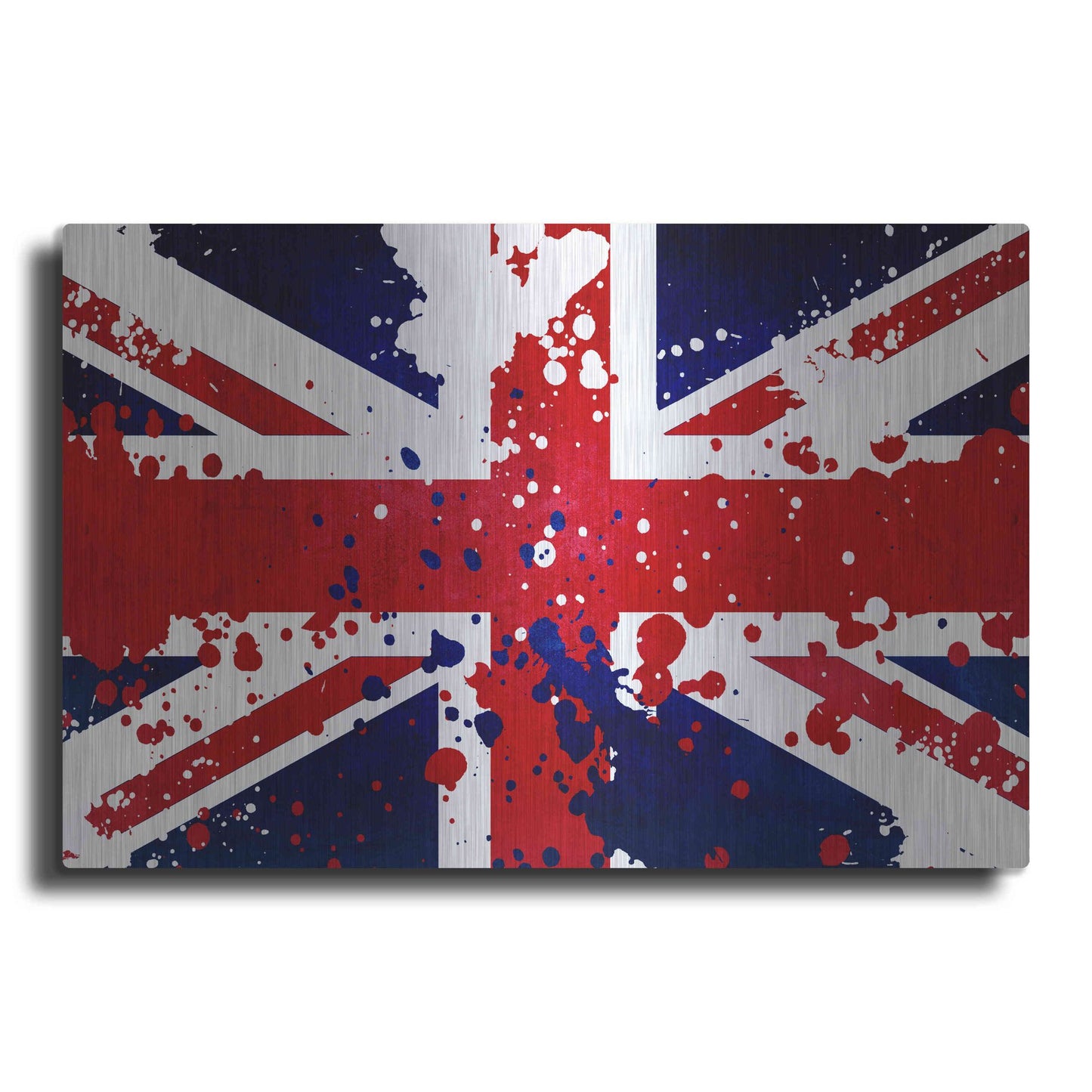 Luxe Metal Art 'United Kingdom' Metal Wall Art