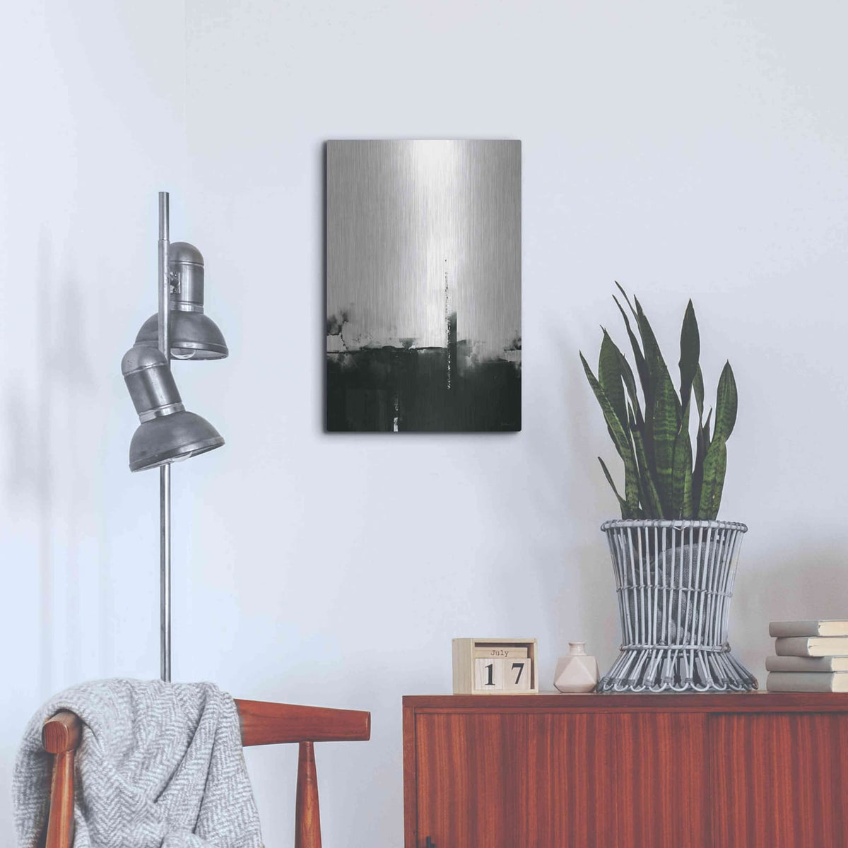 'Big Smoke' by Green Lili – Metal Wall Art, 16x24 room view