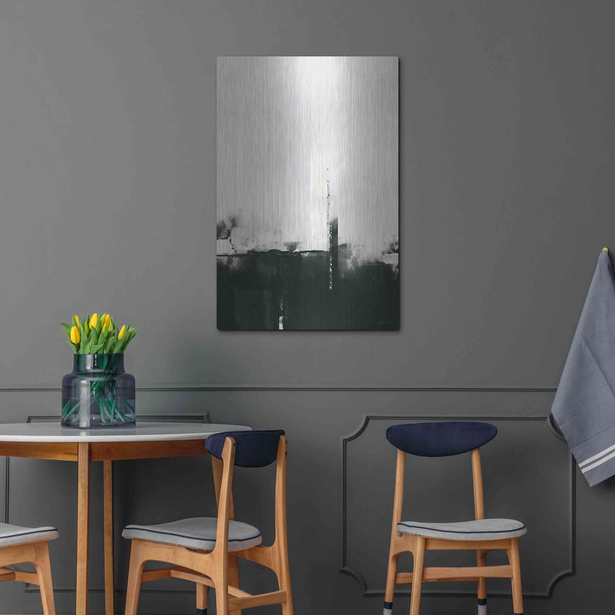 'Big Smoke' by Green Lili – Metal Wall Art, 24x36 room view