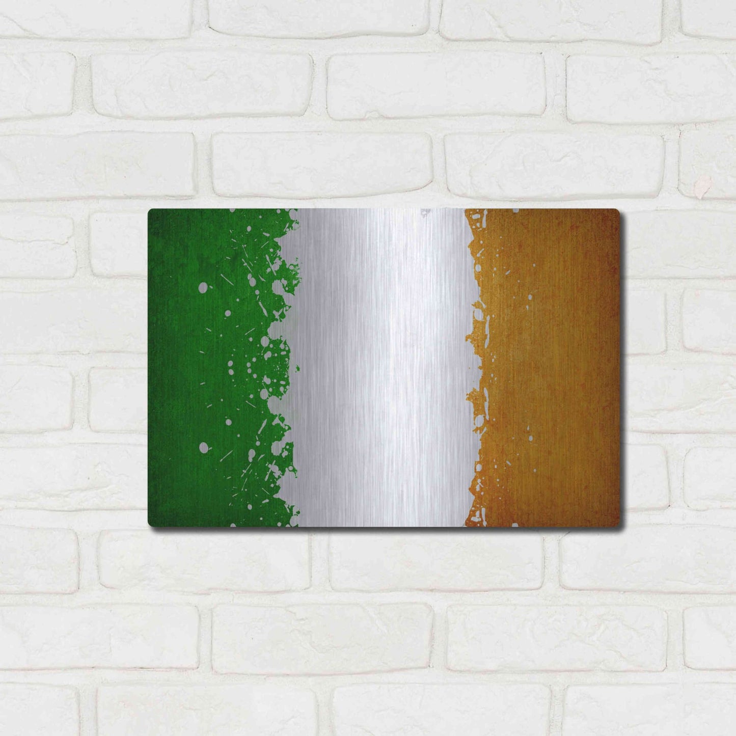 Luxe Metal Art 'Ireland' Metal Wall Art,16x12