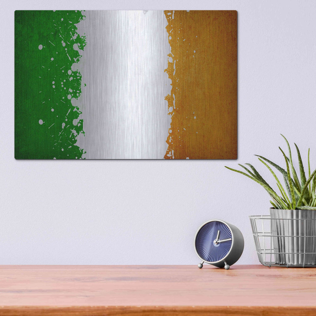 Luxe Metal Art 'Ireland' Metal Wall Art,16x12