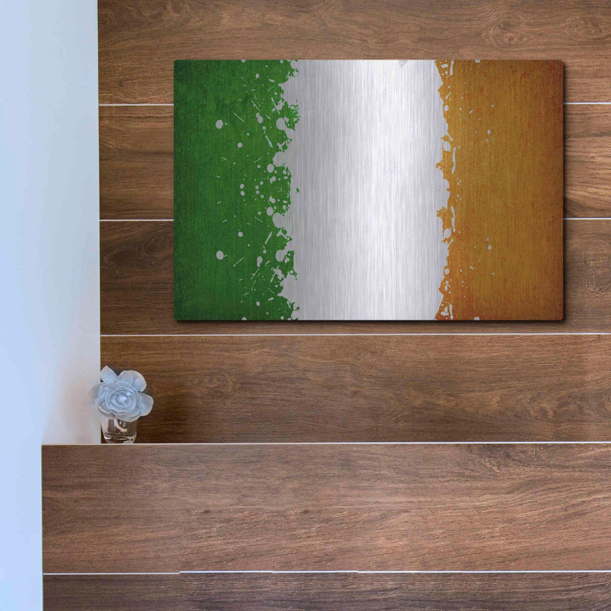 Luxe Metal Art 'Ireland' Metal Wall Art,16x12