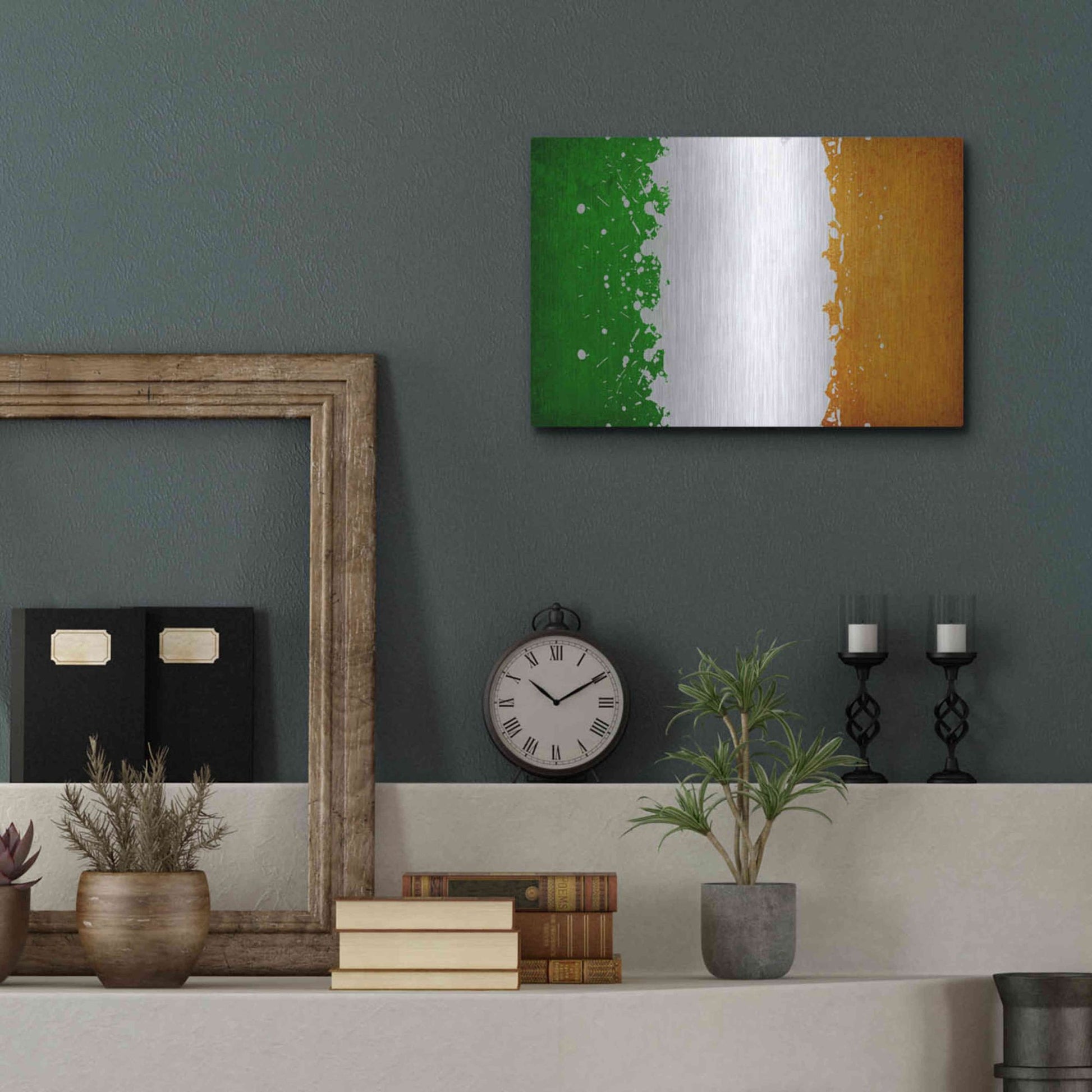 Luxe Metal Art 'Ireland' Metal Wall Art,16x12