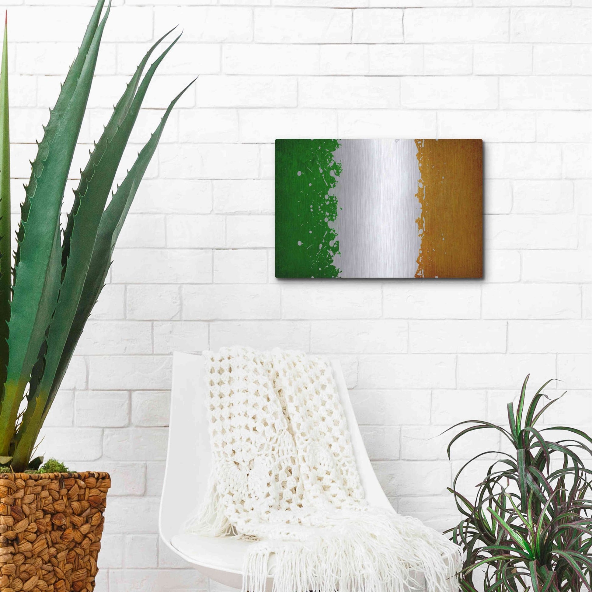 Luxe Metal Art 'Ireland' Metal Wall Art,16x12