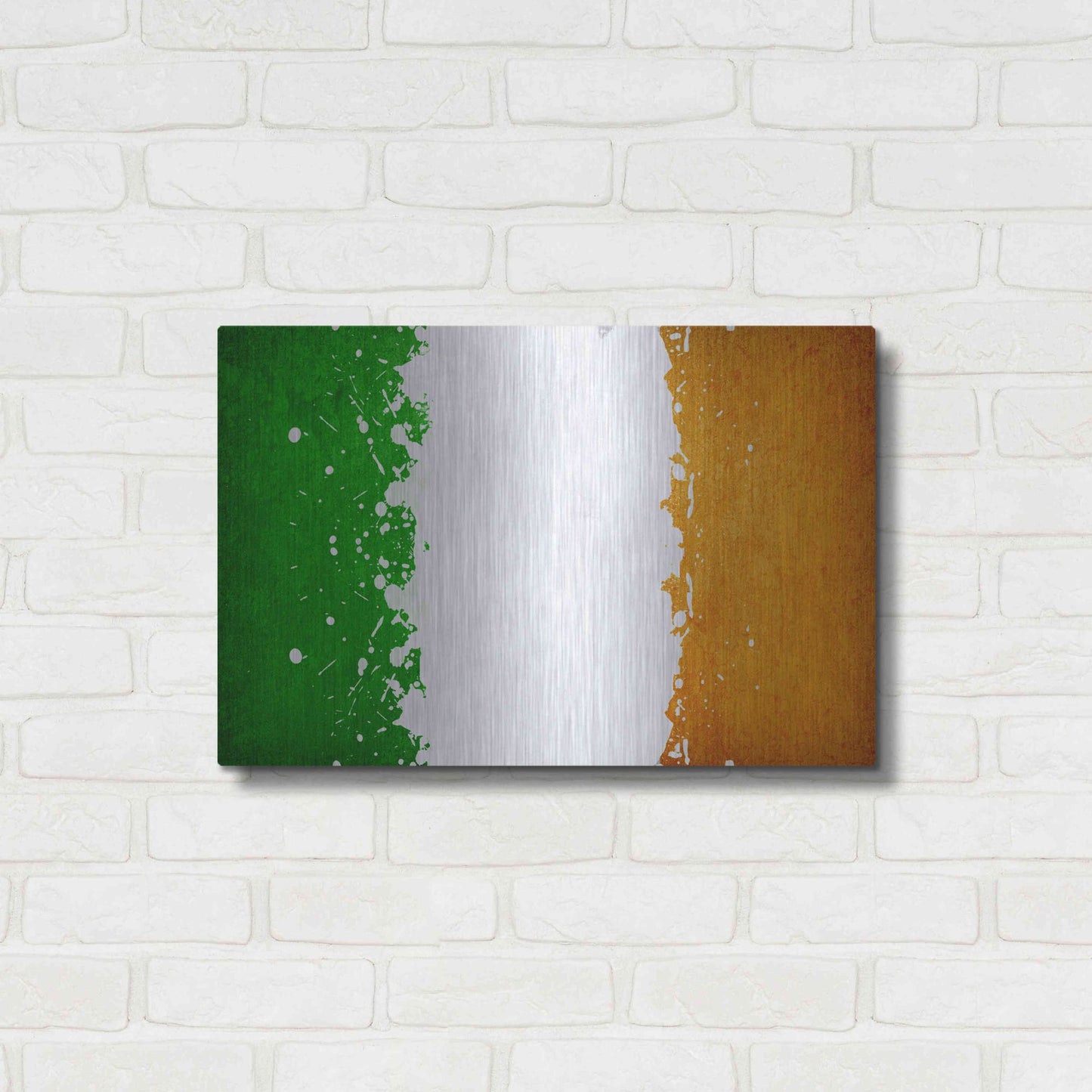 Luxe Metal Art 'Ireland' Metal Wall Art,24x16