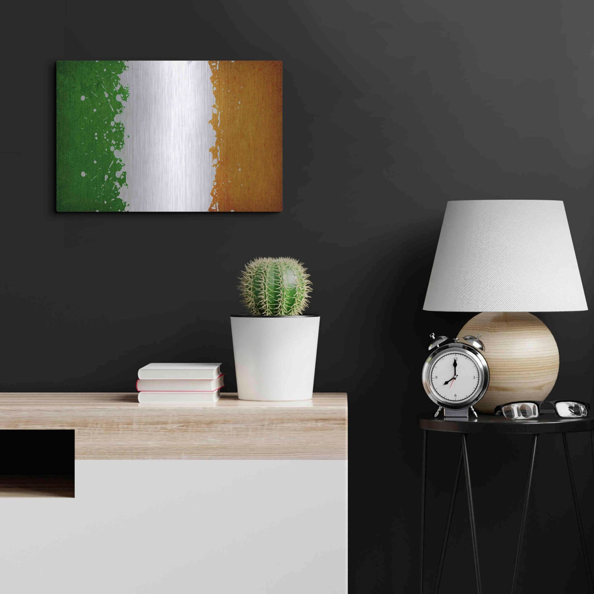Luxe Metal Art 'Ireland' Metal Wall Art,24x16