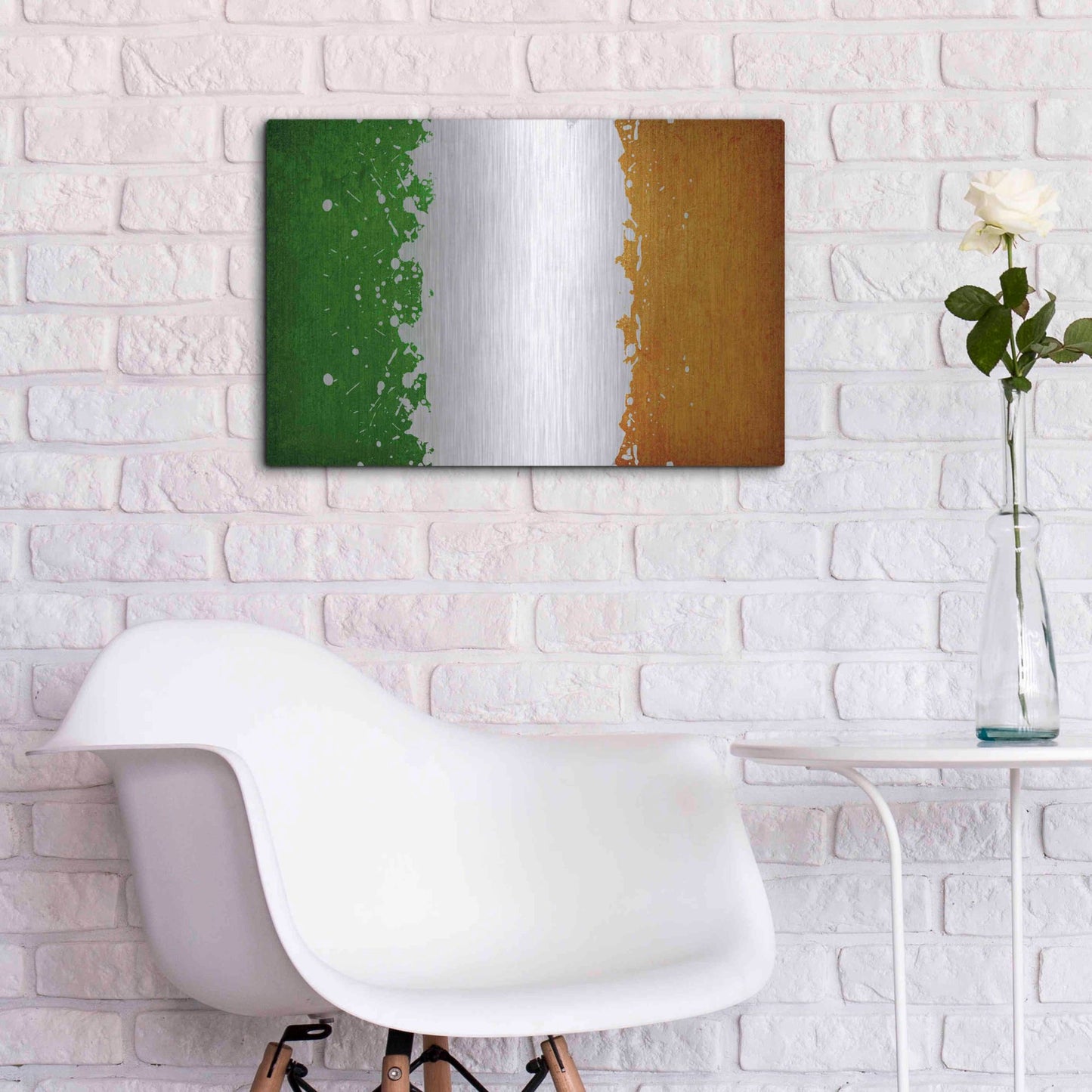 Luxe Metal Art 'Ireland' Metal Wall Art,24x16