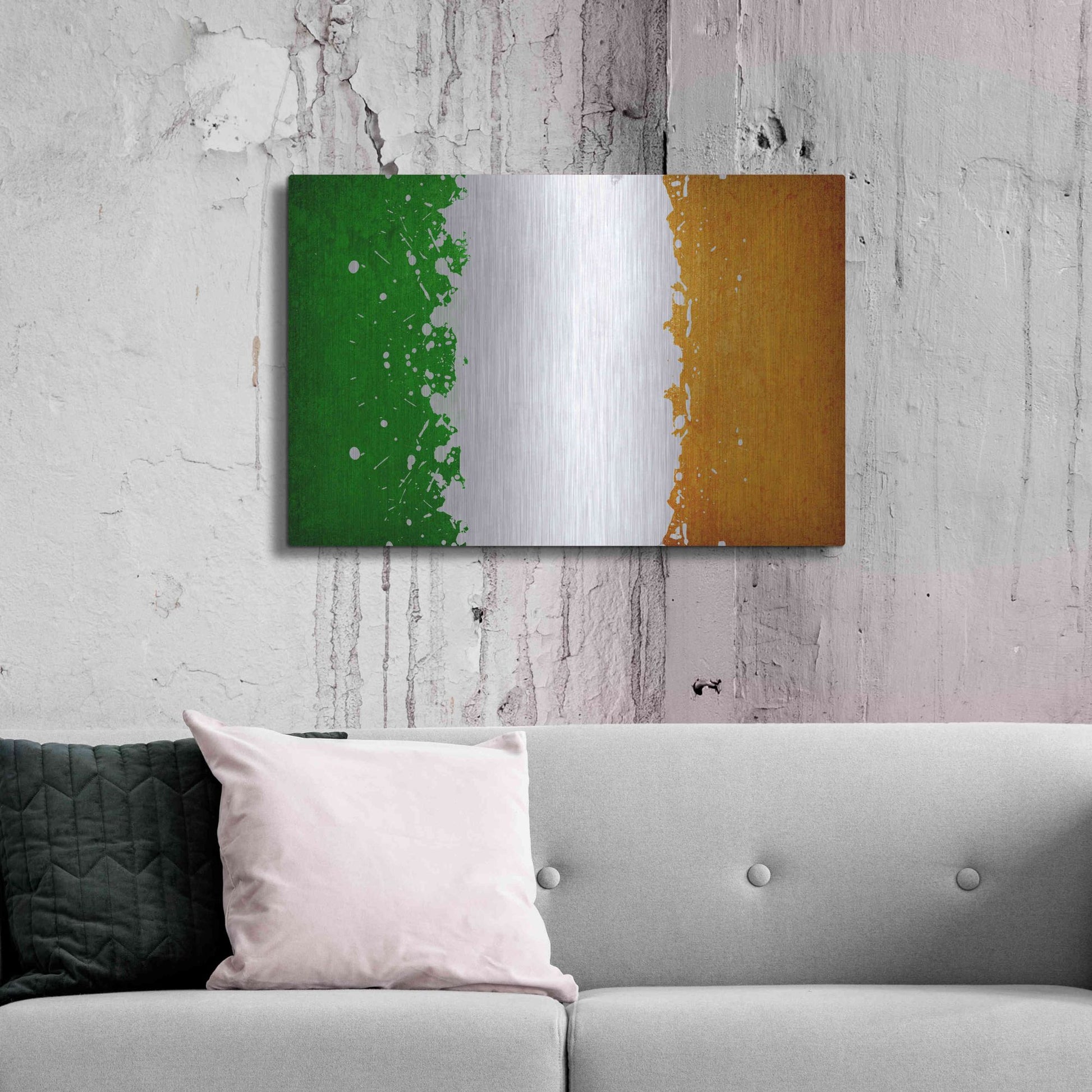 Luxe Metal Art 'Ireland' Metal Wall Art,36x24