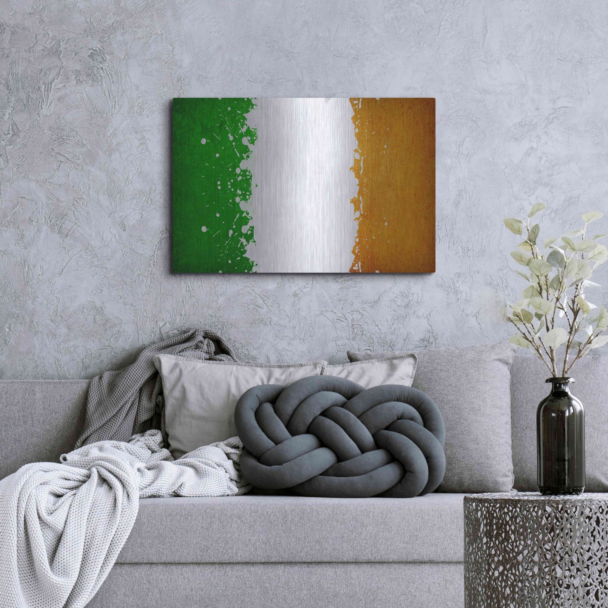 Luxe Metal Art 'Ireland' Metal Wall Art,36x24