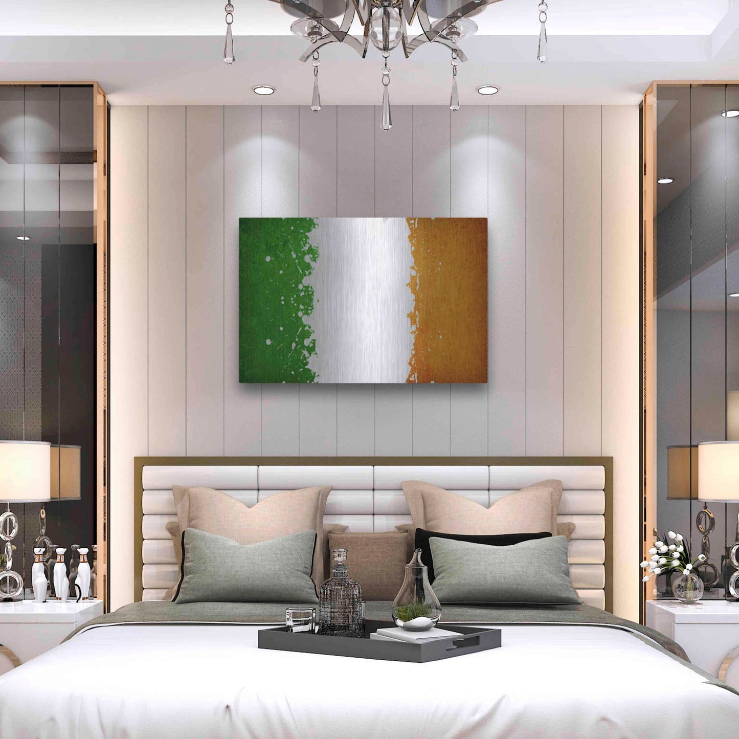 Luxe Metal Art 'Ireland' Metal Wall Art,36x24