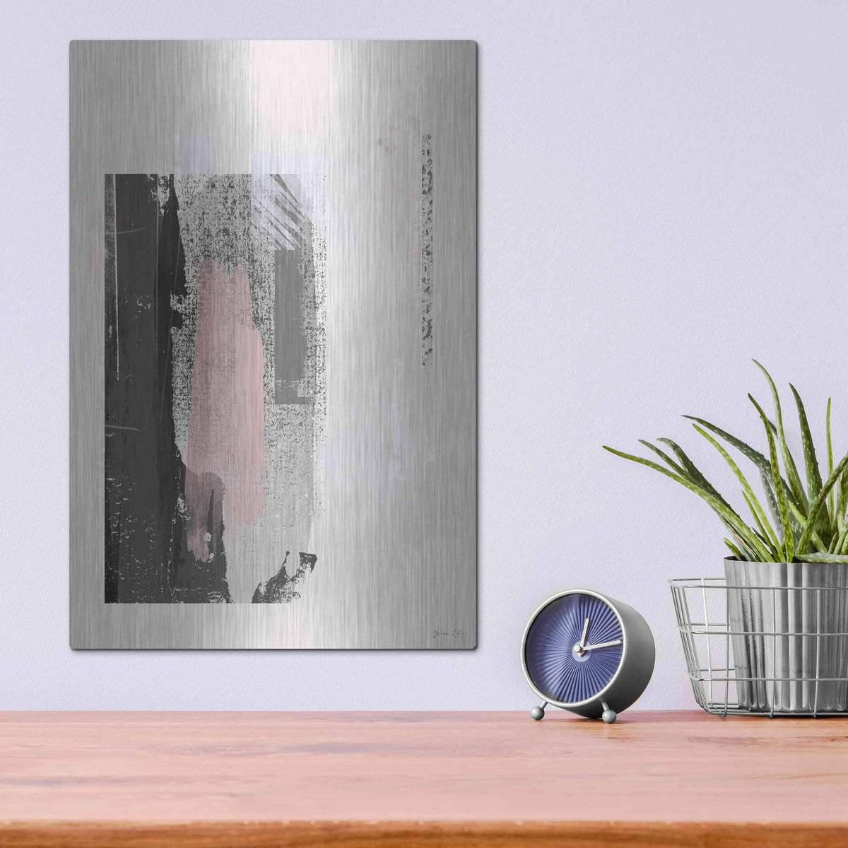 'Way Out' by Green Lili – Metal Wall Art, 12x16 room view