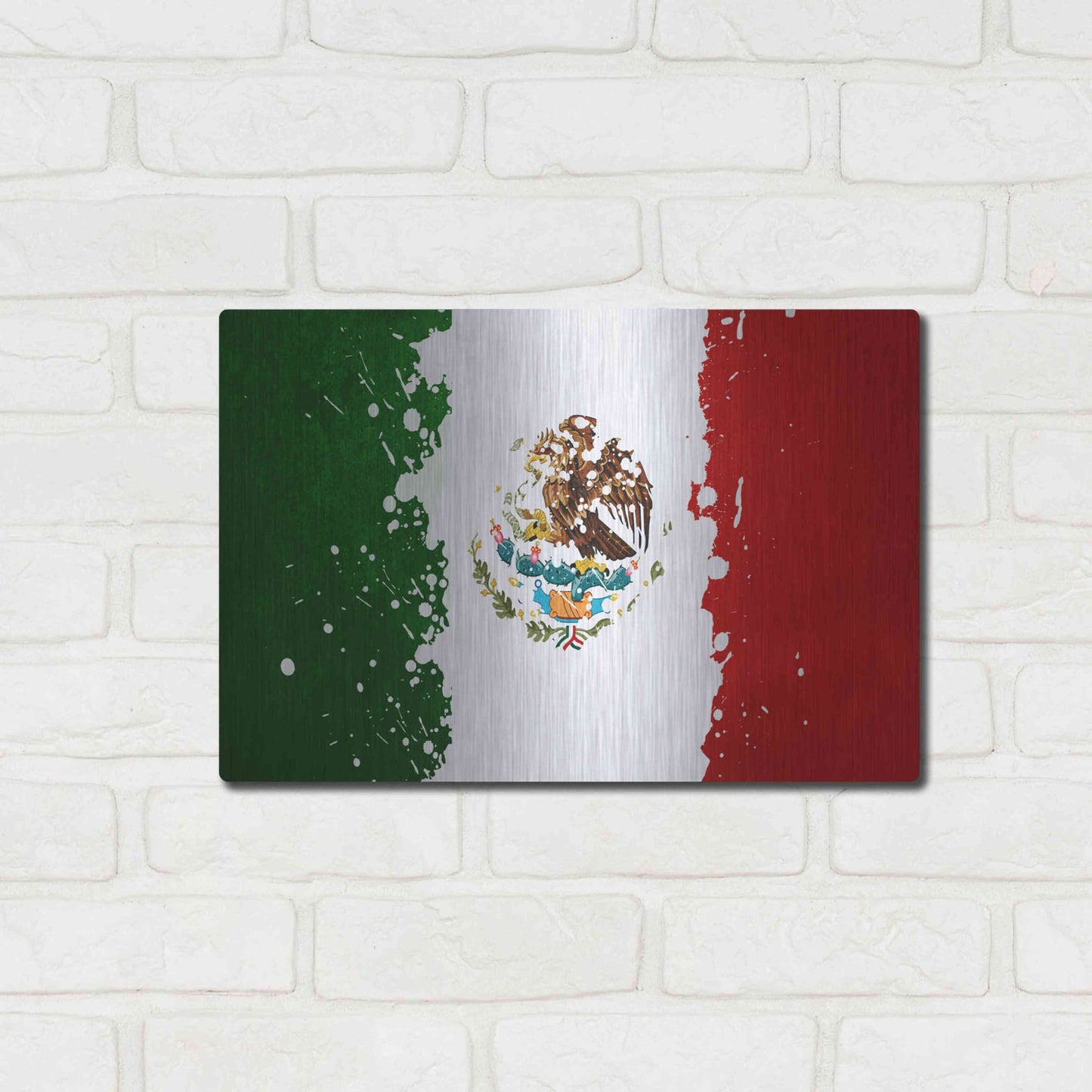 Luxe Metal Art 'Mexico' Metal Wall Art,16x12