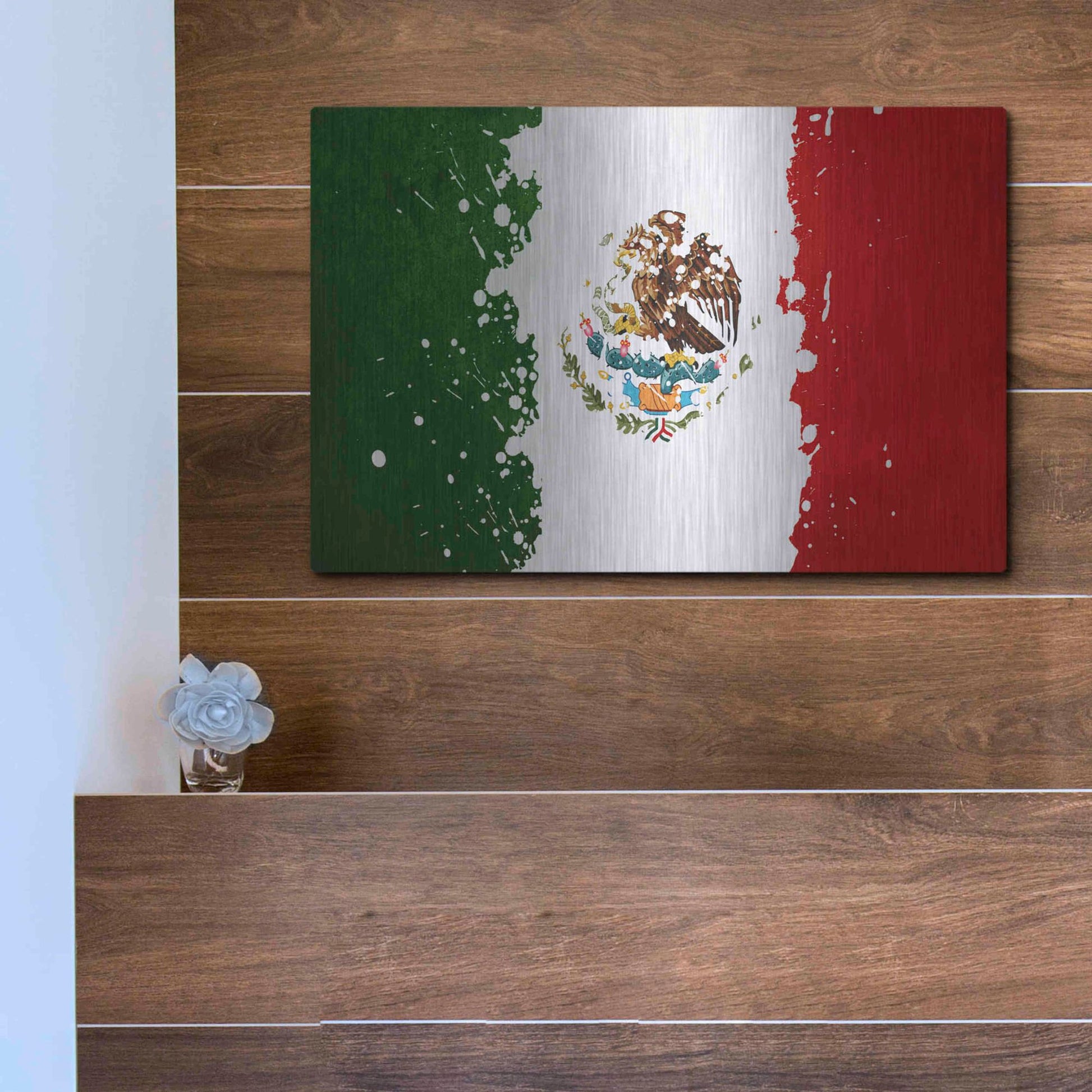 Luxe Metal Art 'Mexico' Metal Wall Art,16x12