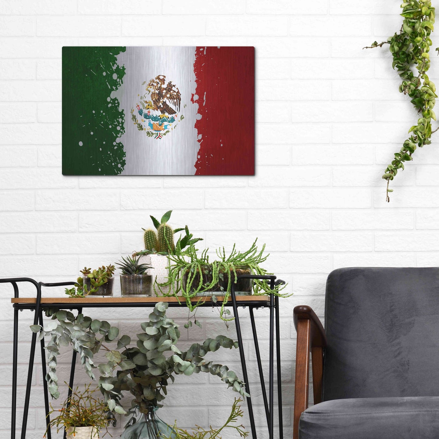 Luxe Metal Art 'Mexico' Metal Wall Art,16x12