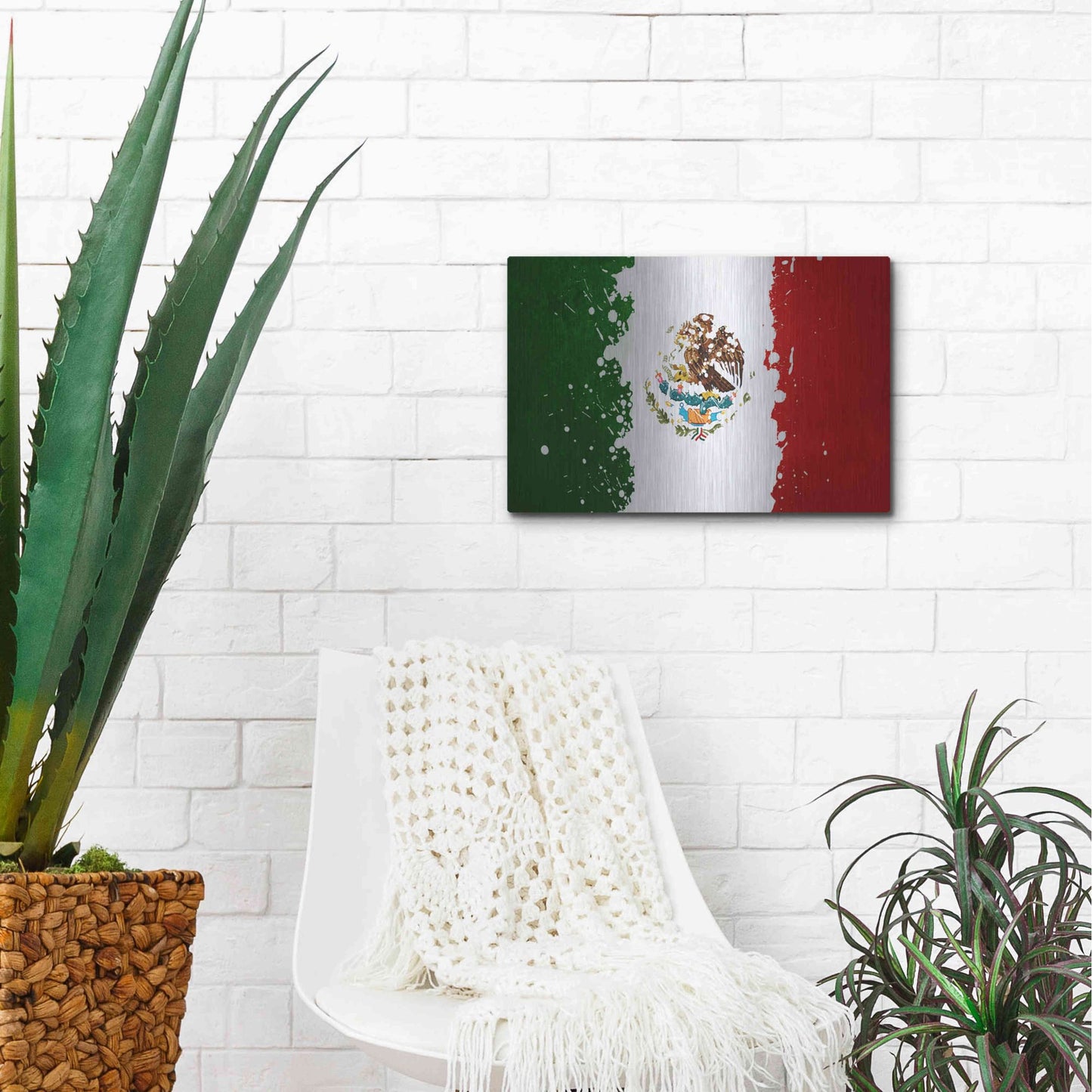 Luxe Metal Art 'Mexico' Metal Wall Art,16x12