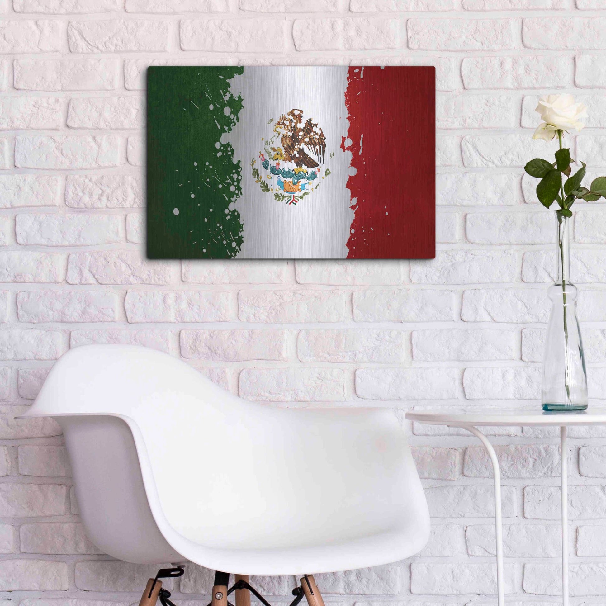 Luxe Metal Art 'Mexico' Metal Wall Art,24x16