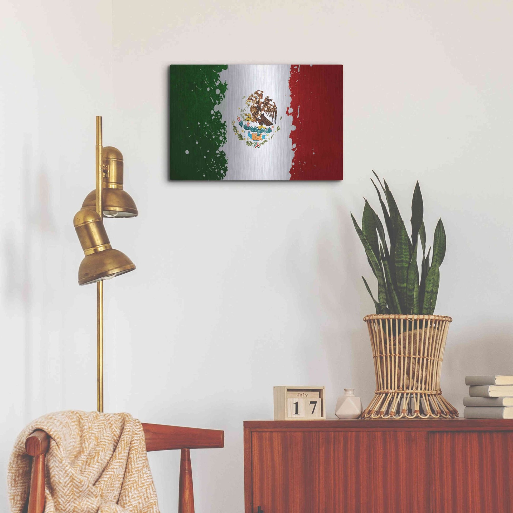 Luxe Metal Art 'Mexico' Metal Wall Art,24x16