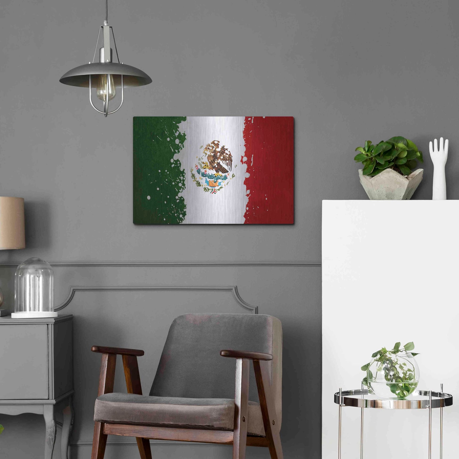 Luxe Metal Art 'Mexico' Metal Wall Art,24x16