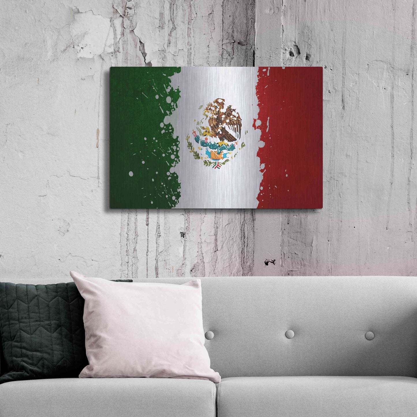 Luxe Metal Art 'Mexico' Metal Wall Art,36x24