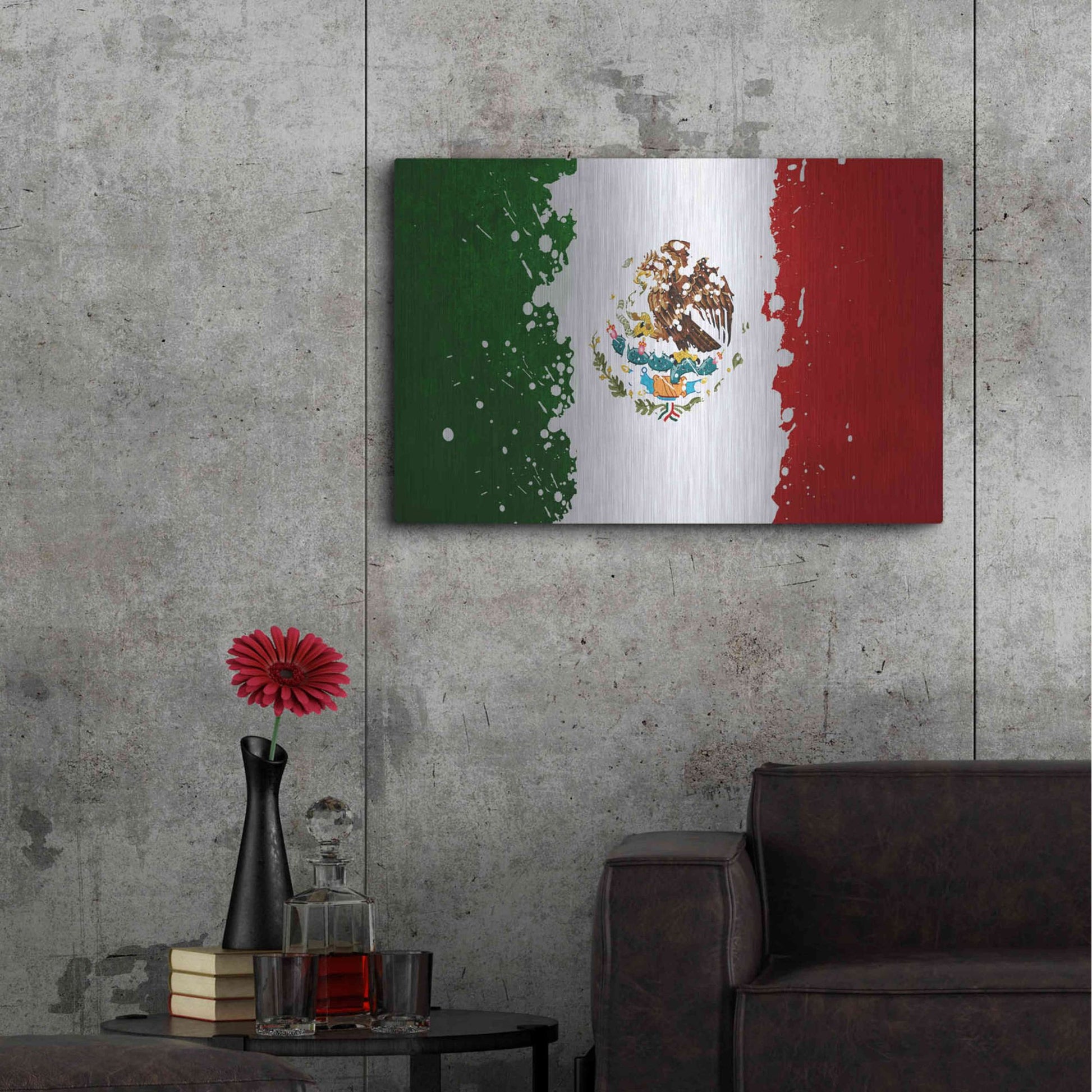 Luxe Metal Art 'Mexico' Metal Wall Art,36x24