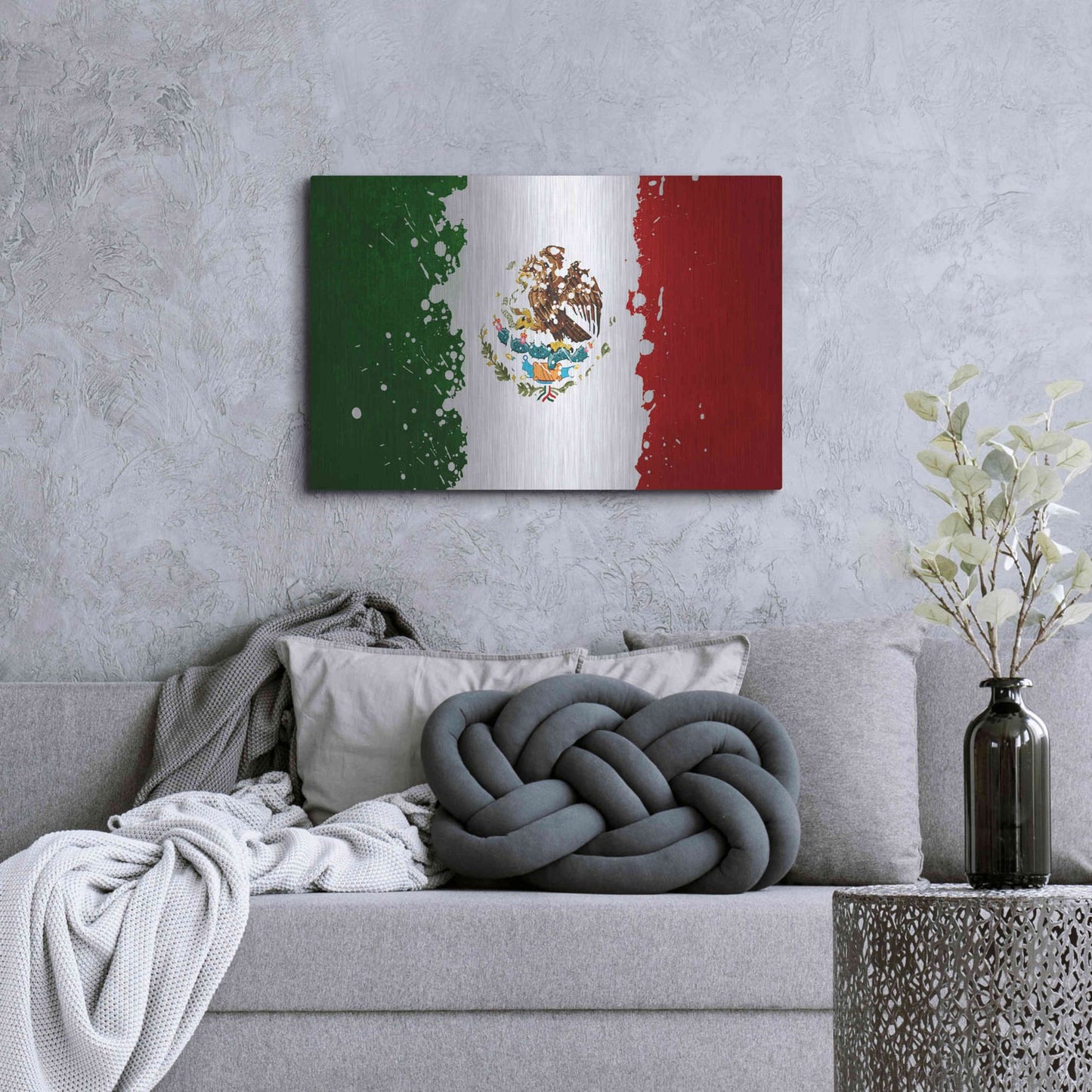 Luxe Metal Art 'Mexico' Metal Wall Art,36x24