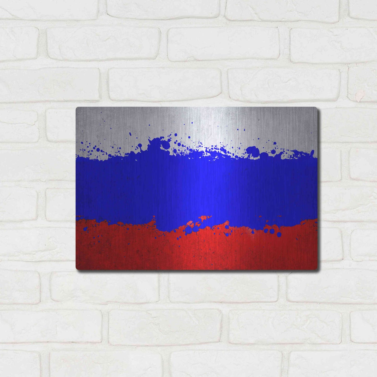 Luxe Metal Art 'Russia' Metal Wall Art,16x12