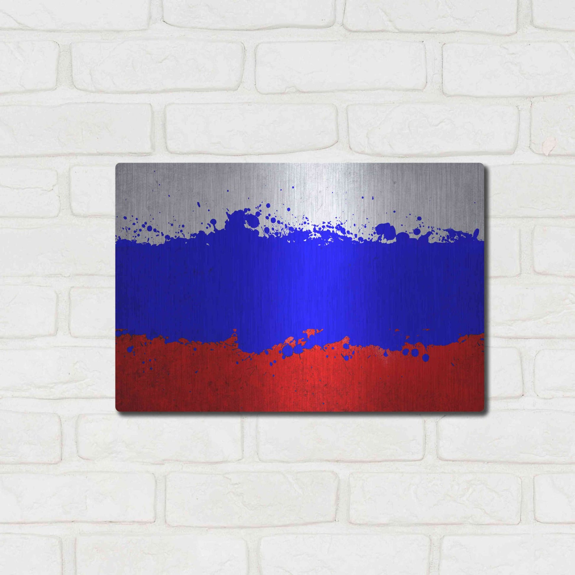 Luxe Metal Art 'Russia' Metal Wall Art,16x12