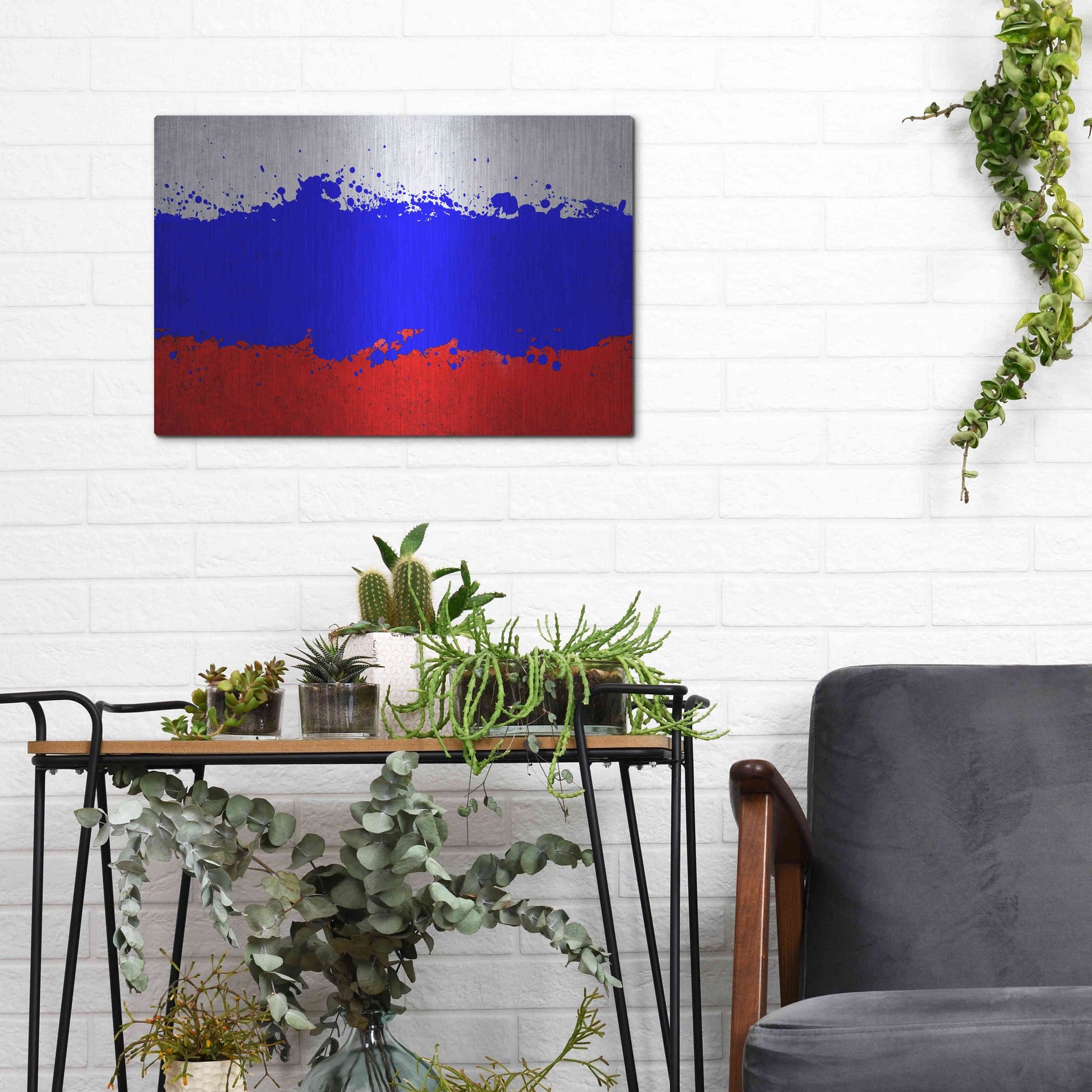 Luxe Metal Art 'Russia' Metal Wall Art,16x12
