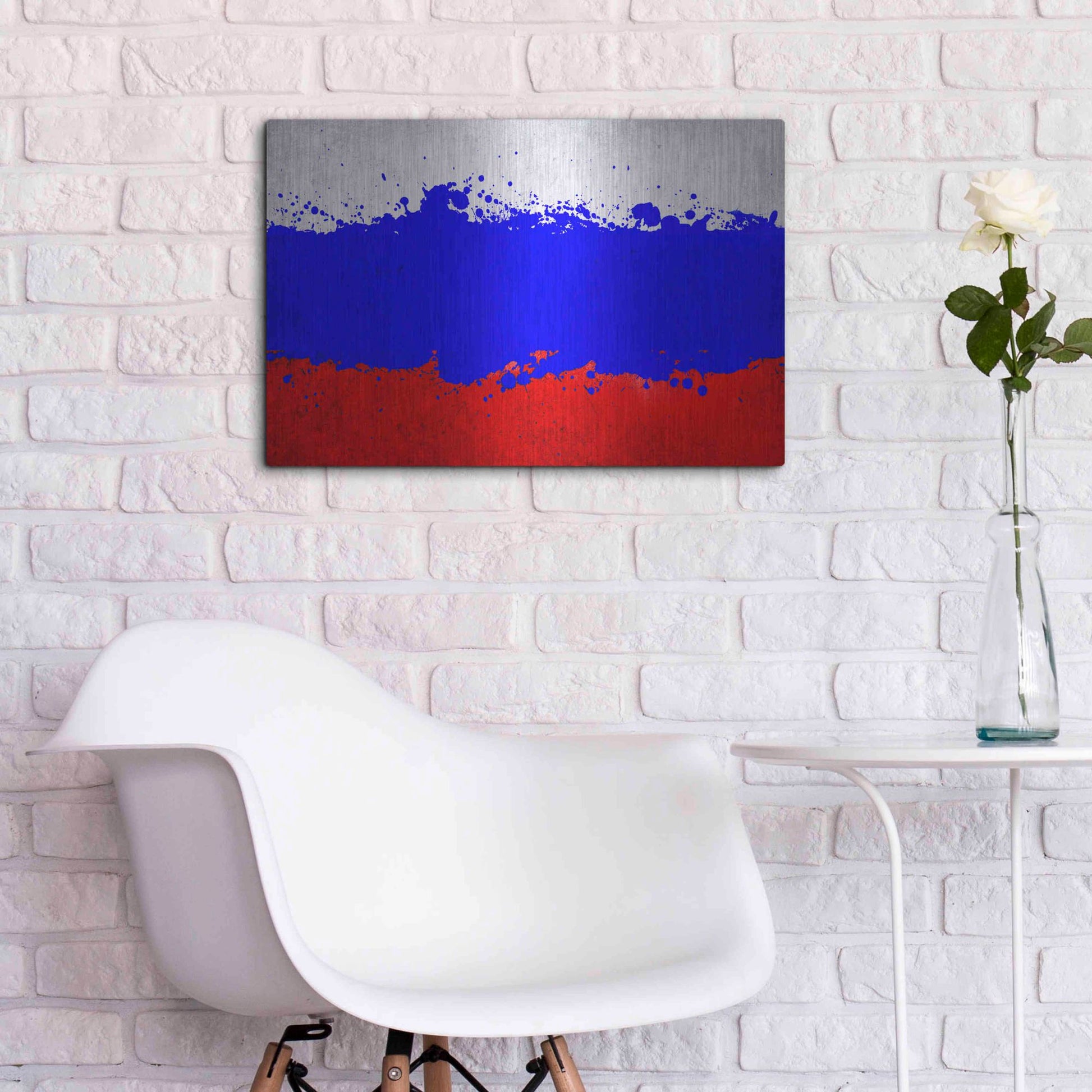 Luxe Metal Art 'Russia' Metal Wall Art,24x16