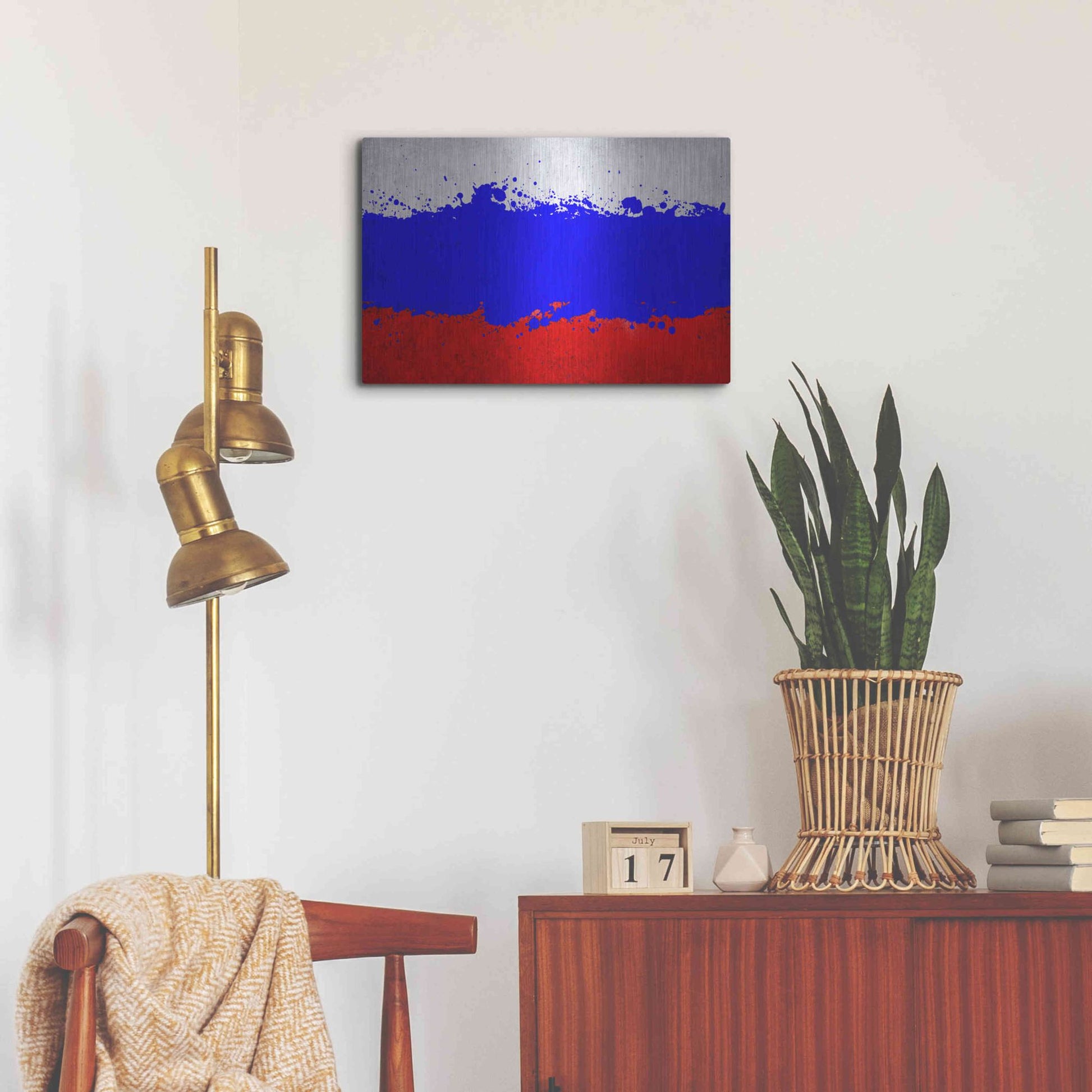 Luxe Metal Art 'Russia' Metal Wall Art,24x16
