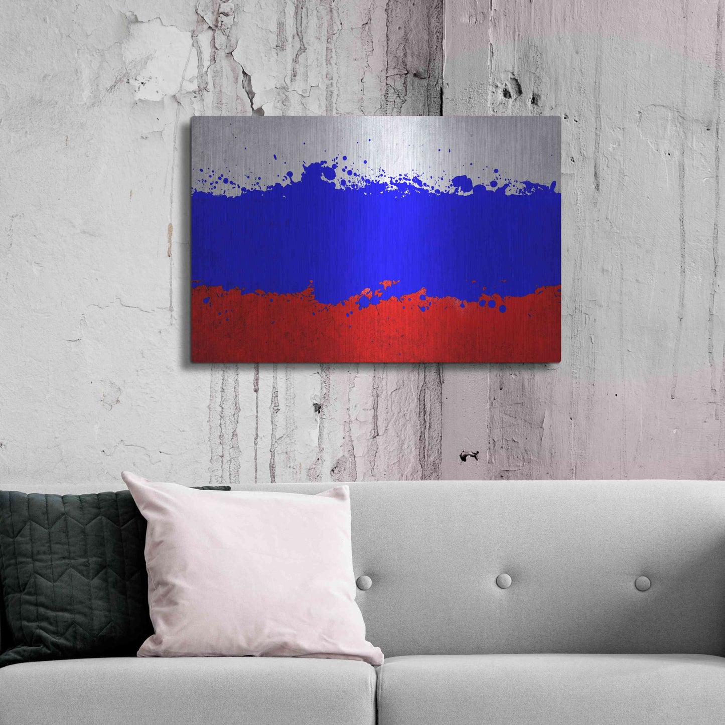 Luxe Metal Art 'Russia' Metal Wall Art,36x24