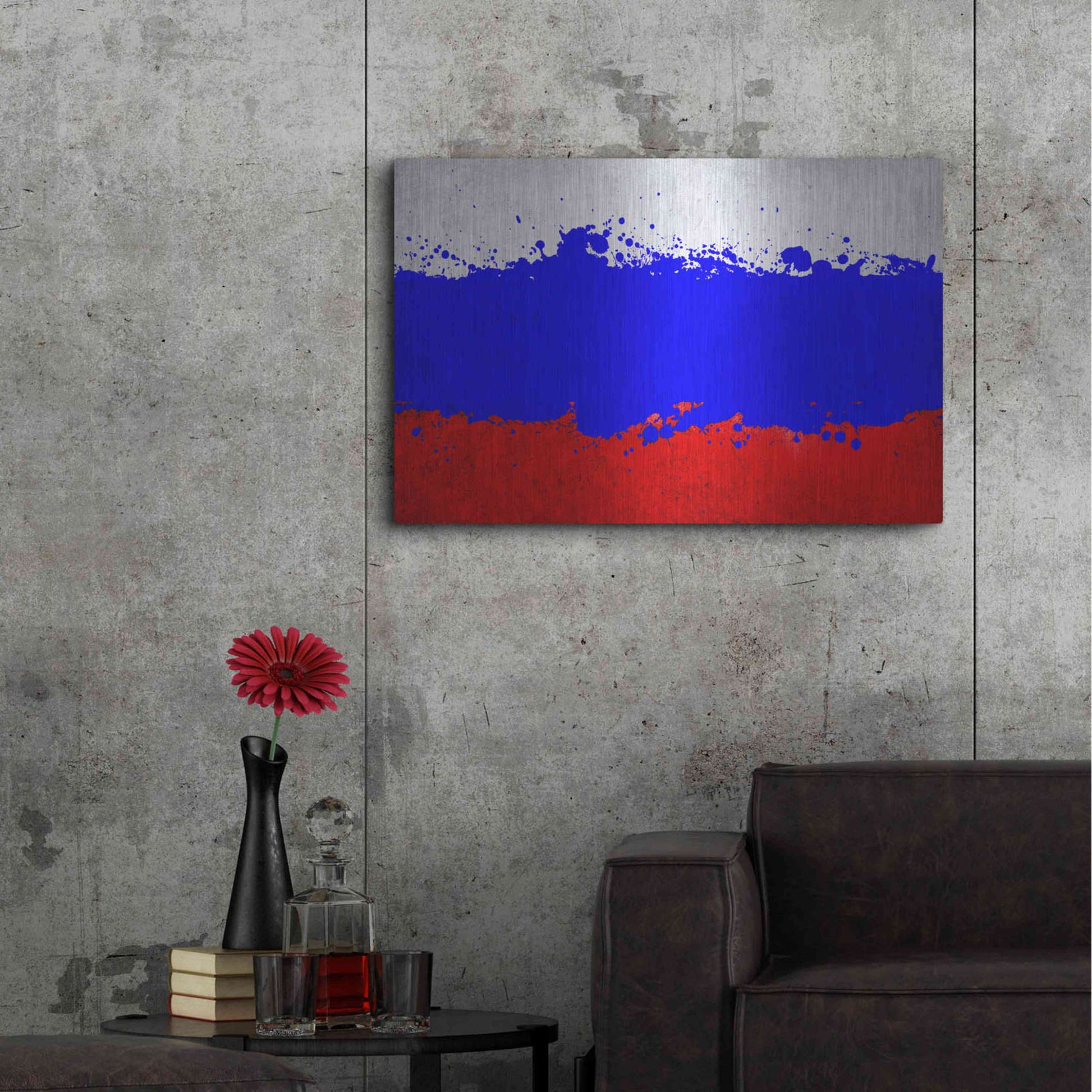 Luxe Metal Art 'Russia' Metal Wall Art,36x24