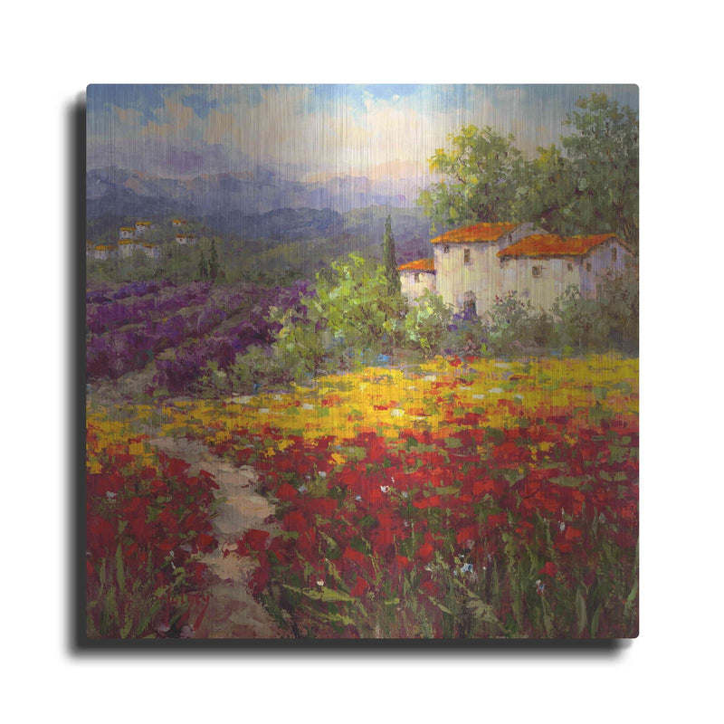 'Fleur du Pays II' by Hulsey – Metal Wall Art