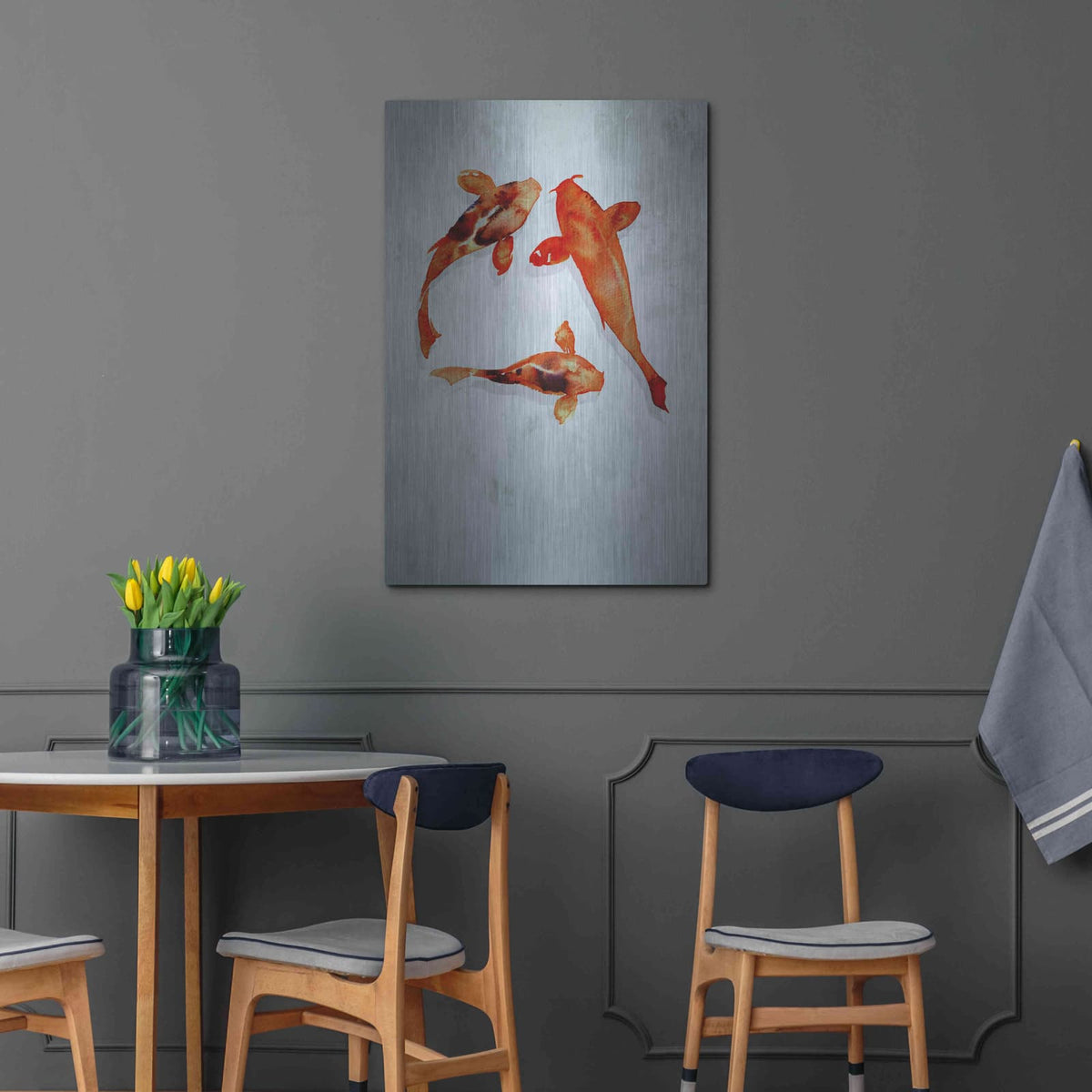 '3 friends' by Incado – Metal Wall Art, 24x36 room view