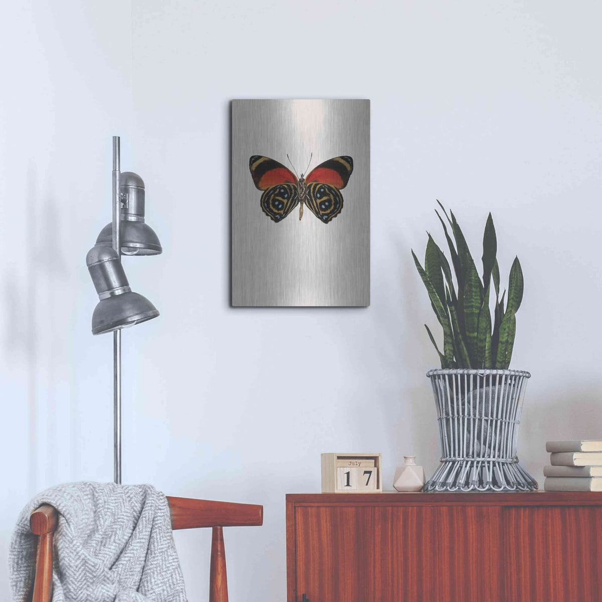 'Agrias Amydon 1' by Incado – Metal Wall Art, 16x24 room view