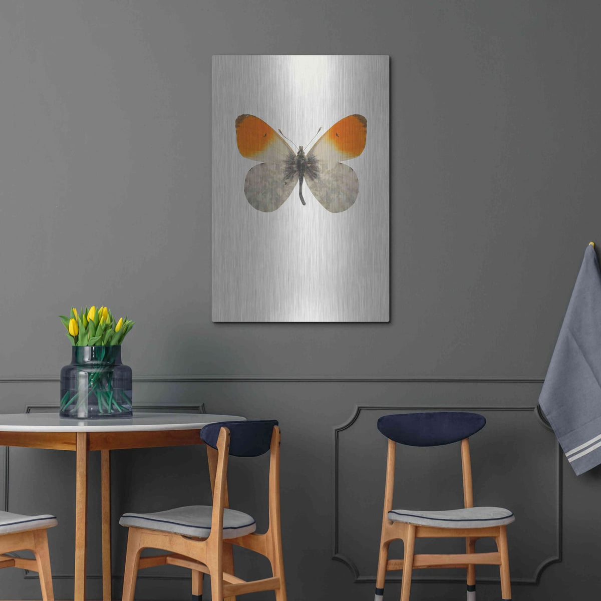 'Agrias Amydon 2' by Incado – Metal Wall Art, 24x36 room view