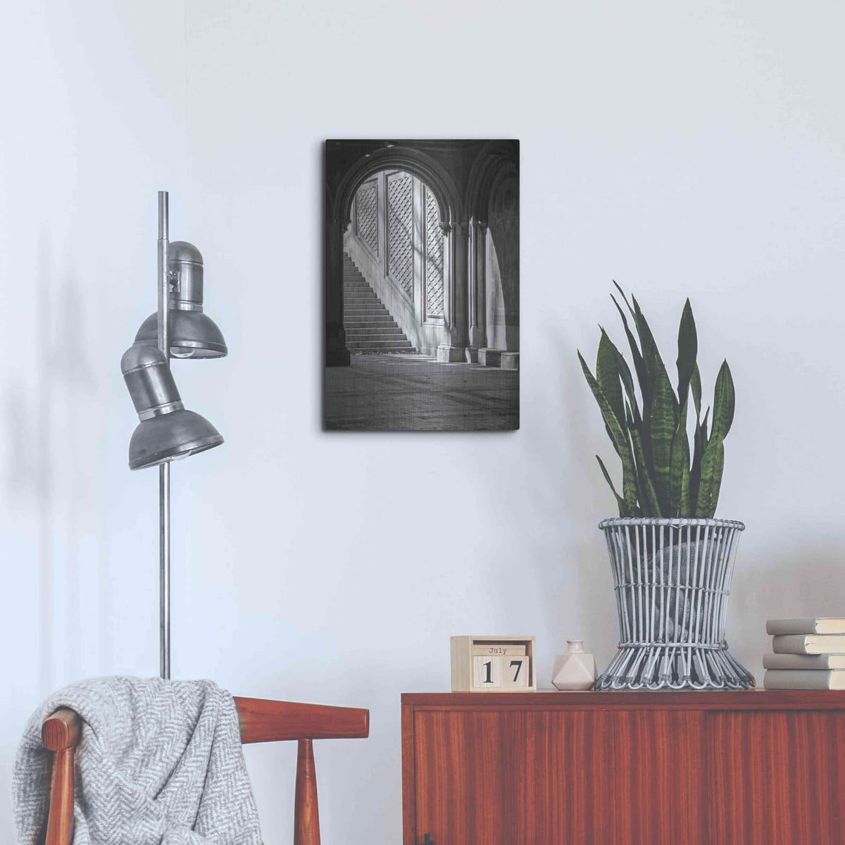 'Arch' by Incado – Metal Wall Art, 16x24 room view