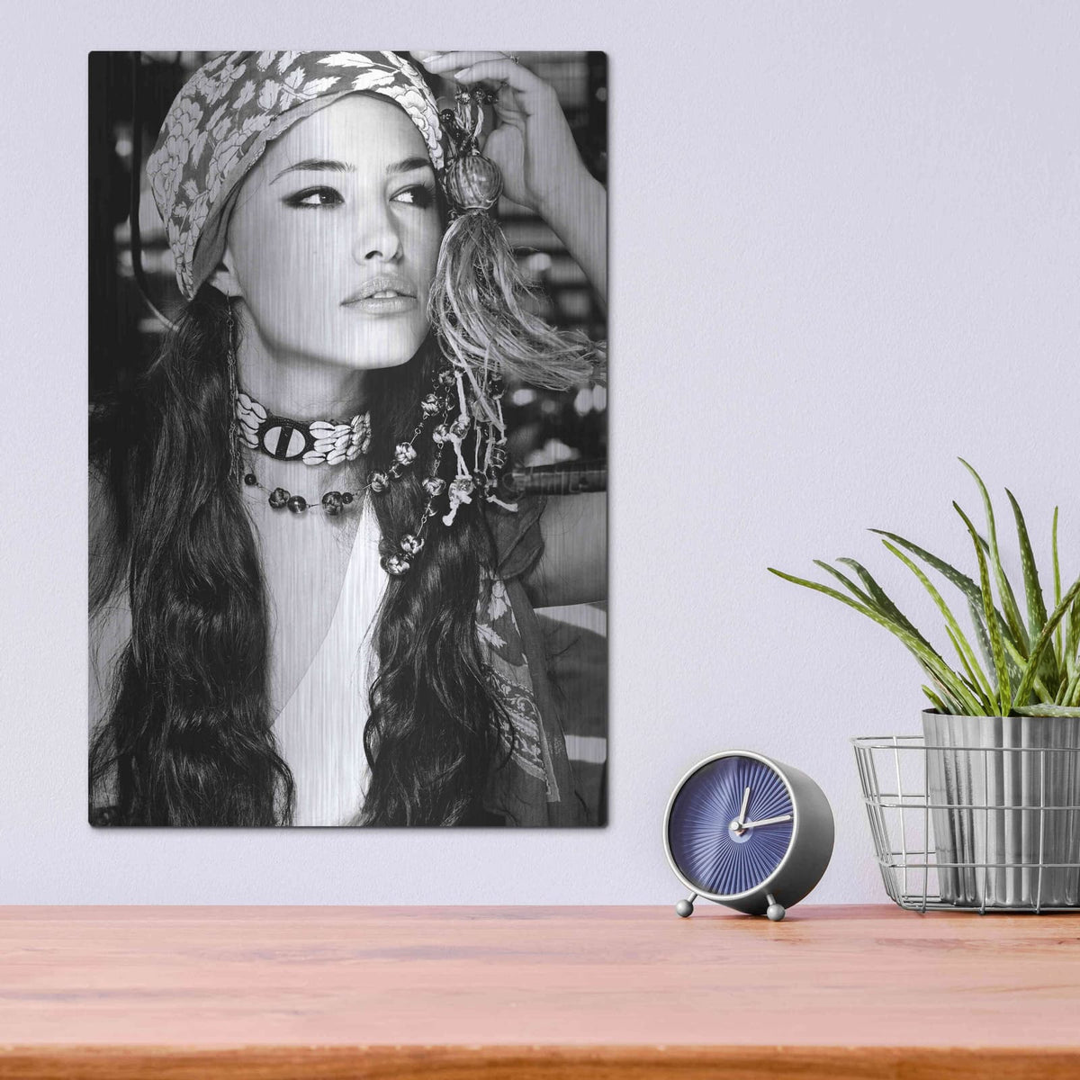 'Bohemian Beauty' by Incado – Metal Wall Art, 12x16 room view