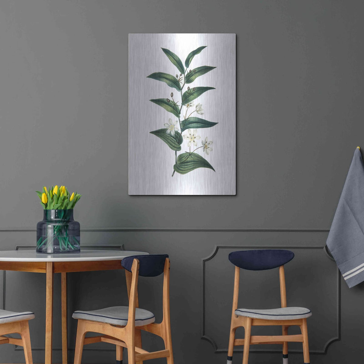 'Botanica I' by Incado – Metal Wall Art, 24x36 room view