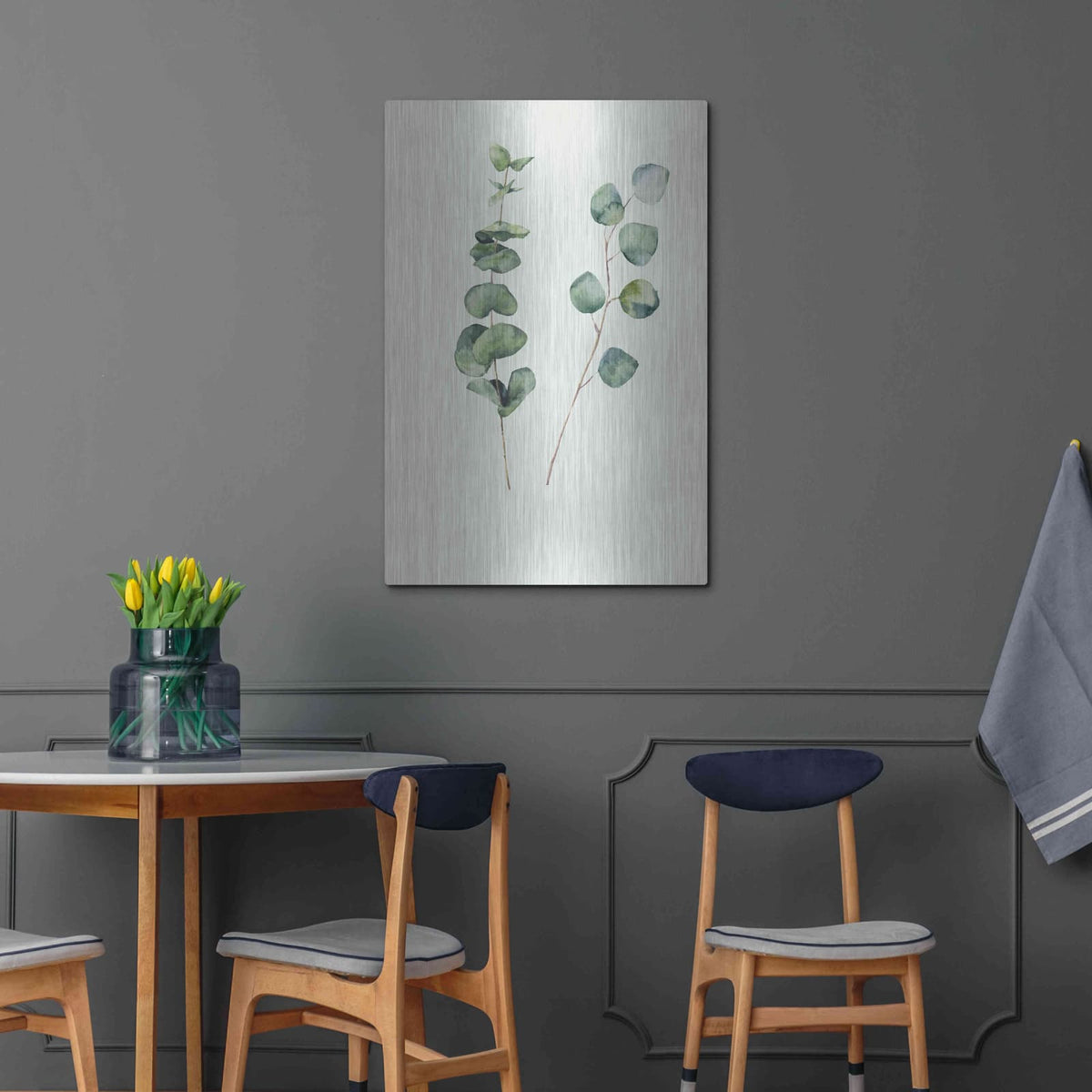 'Botanical I' by Incado – Metal Wall Art, 24x36 room view
