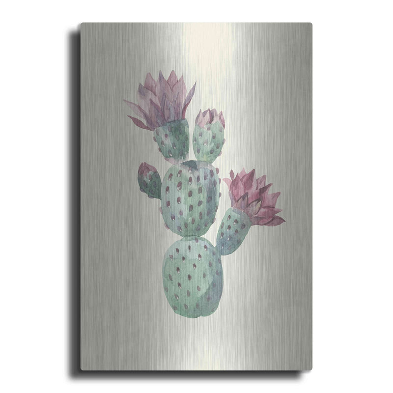 'Cactus on Yellow' by Incado – Metal Wall Art