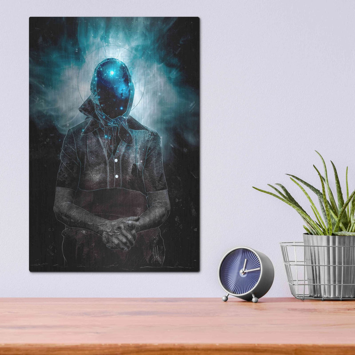 'Knowledge' by Mario Sanchez Nevado – Metal Wall Art, 12x16 room view