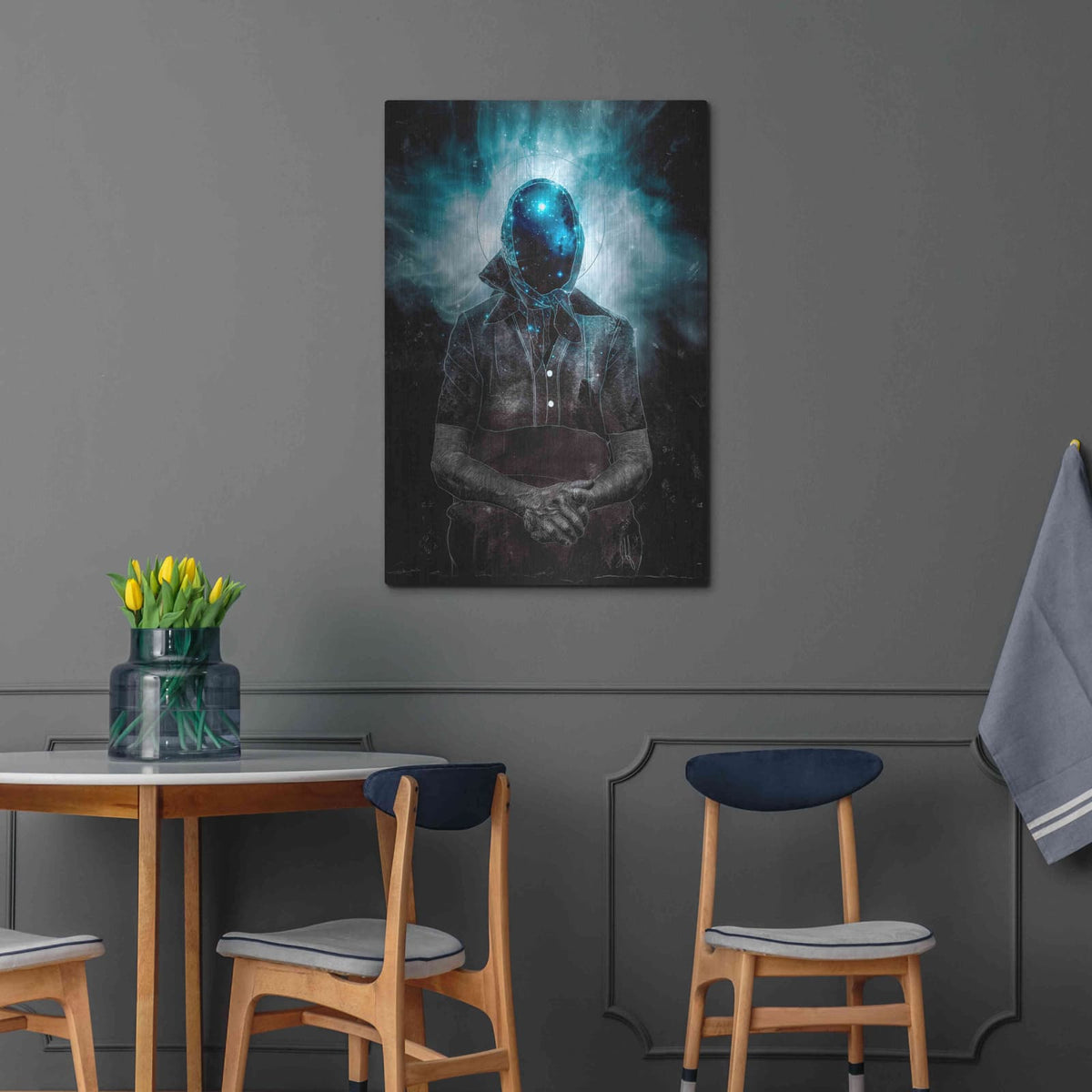 'Knowledge' by Mario Sanchez Nevado – Metal Wall Art, 24x36 room view