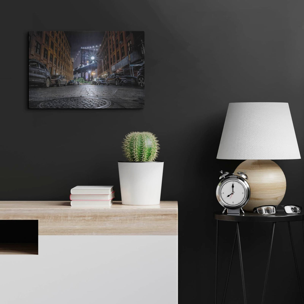 'DUMBO, New York City' by Nicklas Gustafsson – Metal Wall Art, 24x16 room view