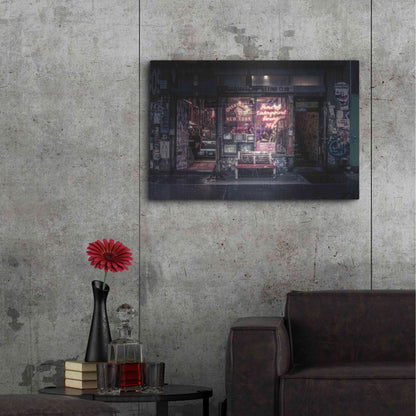 Luxe Metal Art 'Underground Boxing Club NYC' by Nicklas Gustafsson, Metal Wall Art,36x24