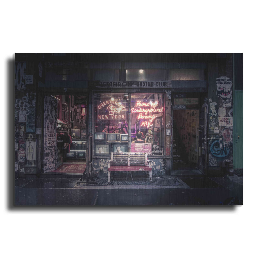 'Underground Boxing Club NYC' by Nicklas Gustafsson – Metal Wall Art