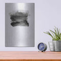 'Grey II' by Incado – Metal Wall Art, 12x16 room view