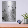 'Grey Shades' by Incado – Metal Wall Art, 12x16 room view