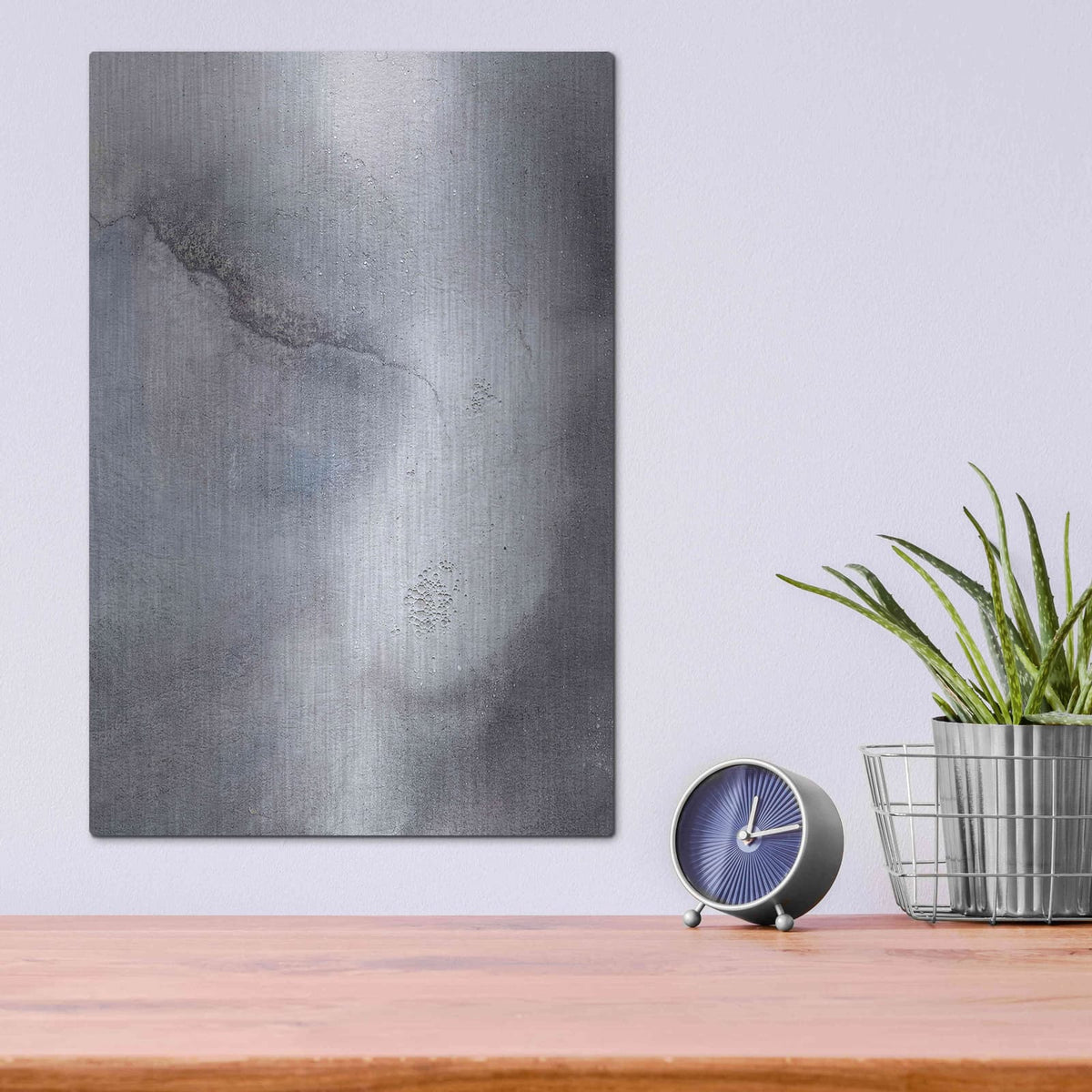 'Marble' by Incado – Metal Wall Art, 12x16 room view