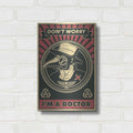 Luxe Metal Art 'Doctor' Metal Wall Art,12x16